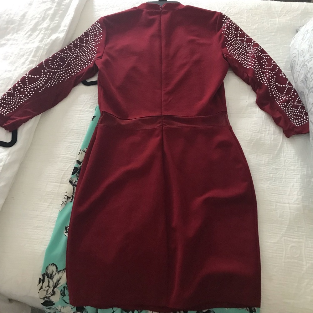 Bodycon Maroon dress